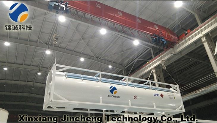 তরলীকৃত পেট্রোলিয়াম গ্যাস ট্যাঙ্ক 40FT এলপিজি ট্যাঙ্ক কন্টেইনার
